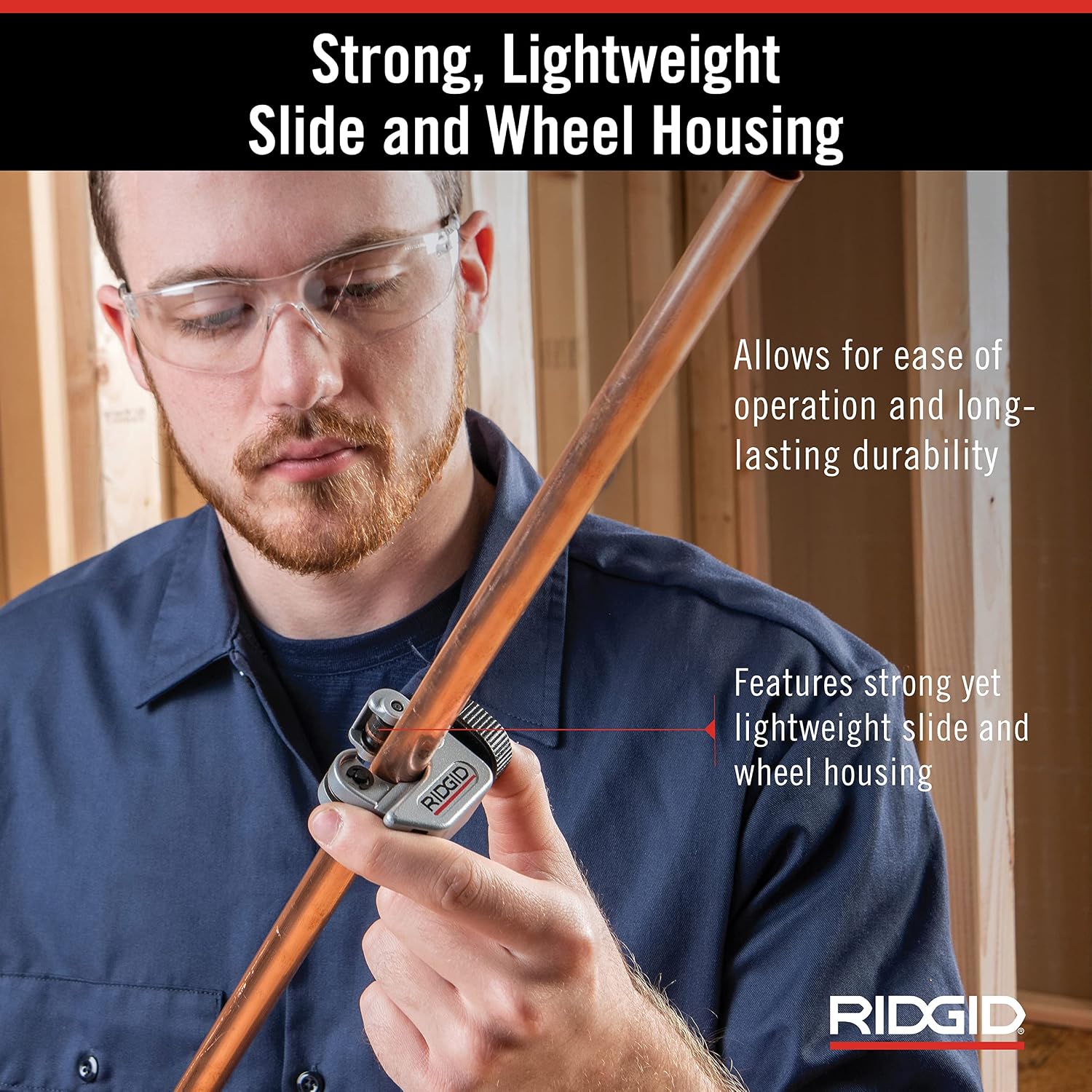 Ridgid - CC247 RIDGID 40617 Model 101 Close Quarters Tubing Cutter, 1/4-inch to 1-1/8-inch Tube Cutter Silver