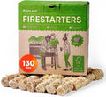 Inflame Fire Starters 130 pcs - Fire Starters for Campfires, Charcoal, BBQ