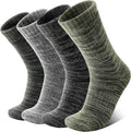 Anlisim Merino Wool Hiking Socks, Boot Crew Work Socks for Women Men