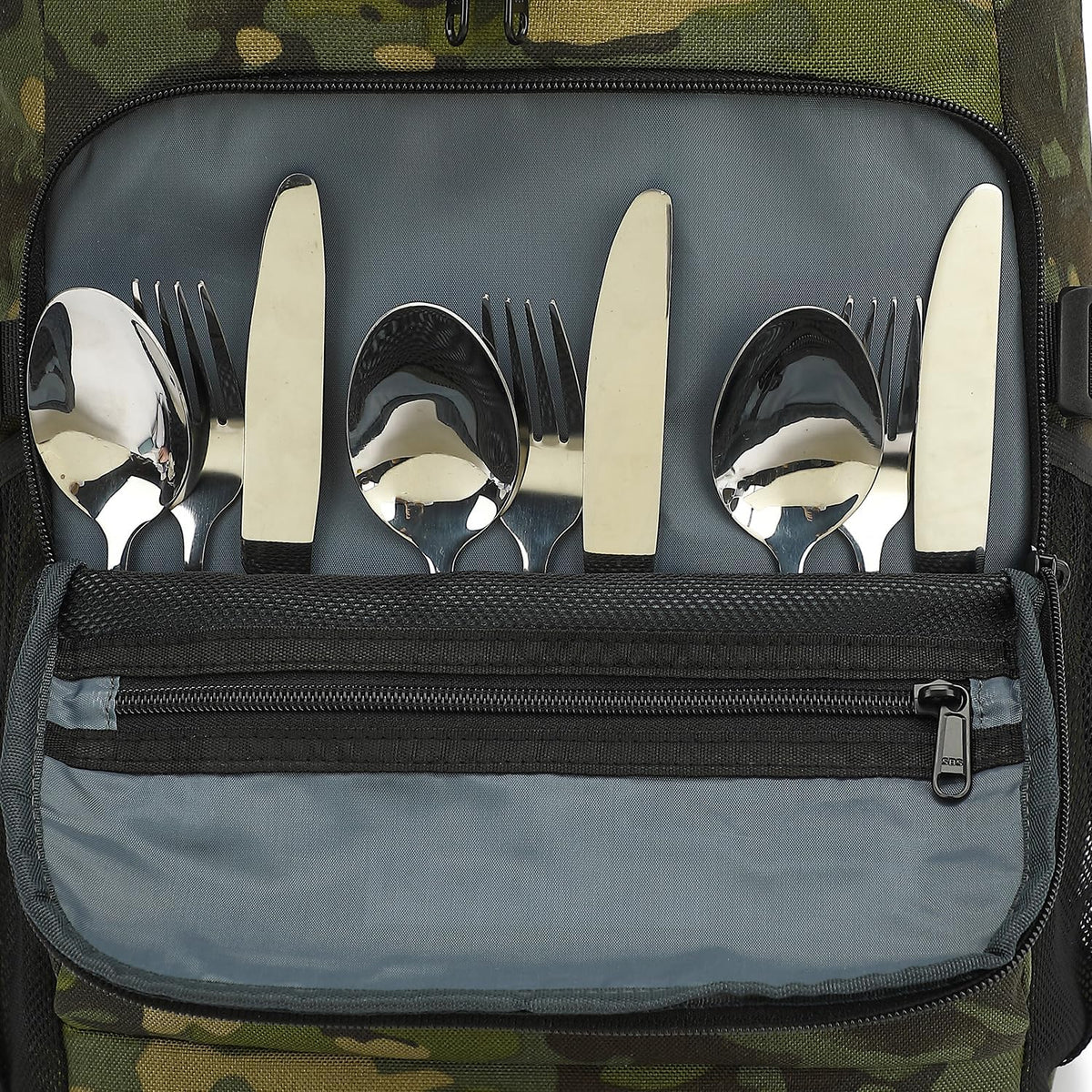 Kalesi Cooler Backpack 36 Cans Lightweight Insulated Backpack Cooler Leak-Proof Travel Camping Lunch Backpack Outdoor Cutlery Backpack for Men and Women