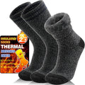 3 Pairs Winter Thermal Socks for Men & Women Warm Winter Ski Thick Boot Insulated Socks for Cold Weather