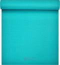 Gaiam Essentials 1/4" Thin (6mm) Yoga & Pilates, Fitness & Exercise Mat with Easy-Cinch Carrier Strap Cusion Support For Fitness and Gym Workouts