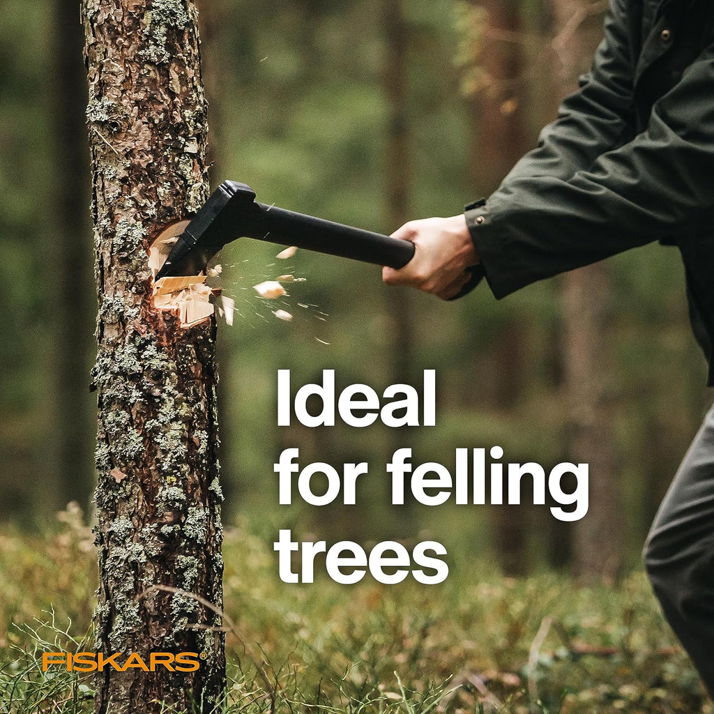 Fiskars X15 Chopping Axe 24", for Tree Felling & Limbing Wood Branches