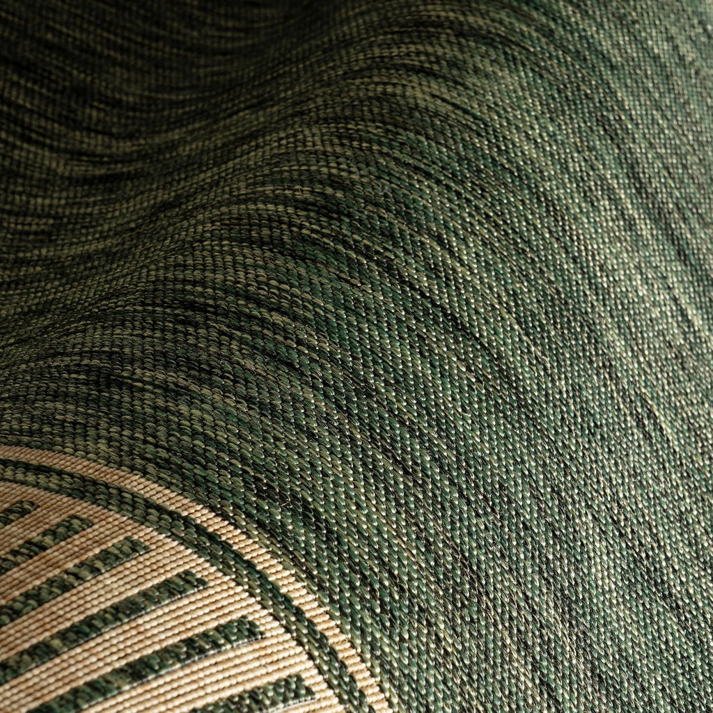 nuLOOM Asha Green Bordered Power Loomed Indoor/Outdoor Area Rug, 4' x 6'