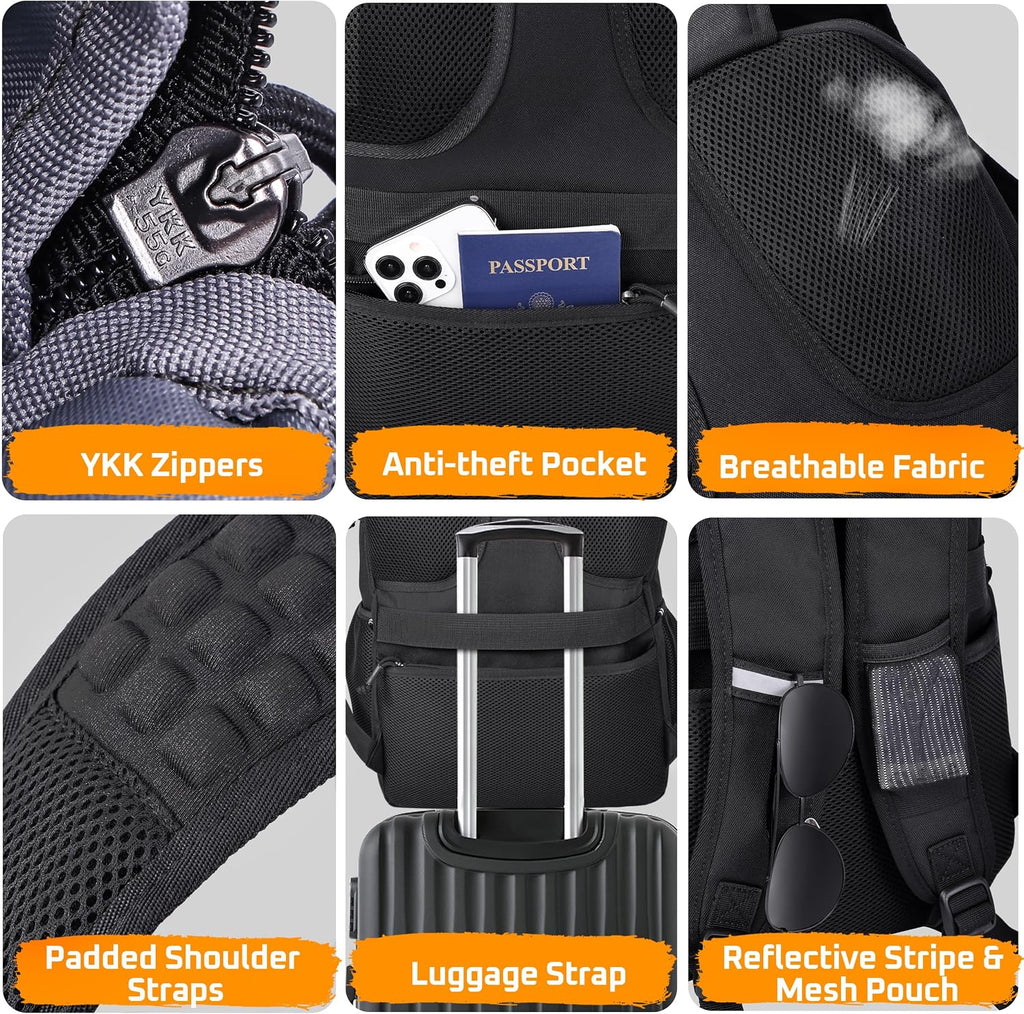 DEYACE Lunch Box Tactical Backpack for Men,Cooler Lunch Compartment Bag