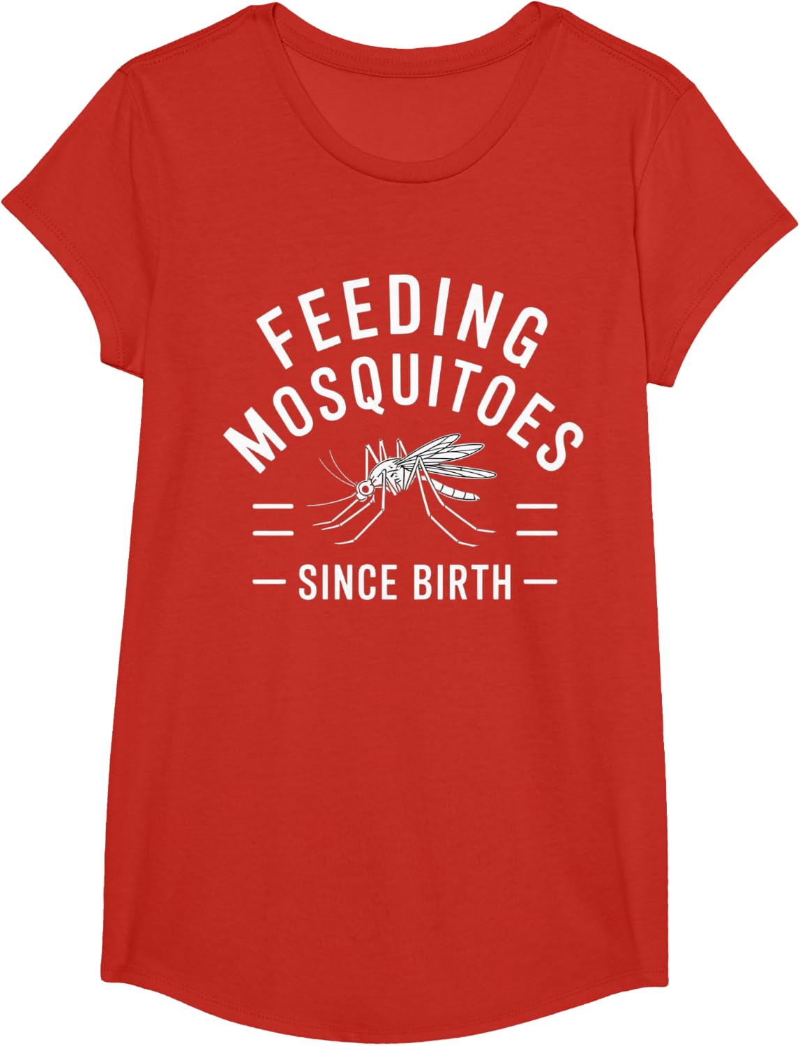 Feeding Mosquitoes Since Birth Funny Mosquito Humor Design T-Shirt