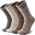 Anlisim Merino Wool Hiking Socks, Boot Crew Work Socks for Women Men