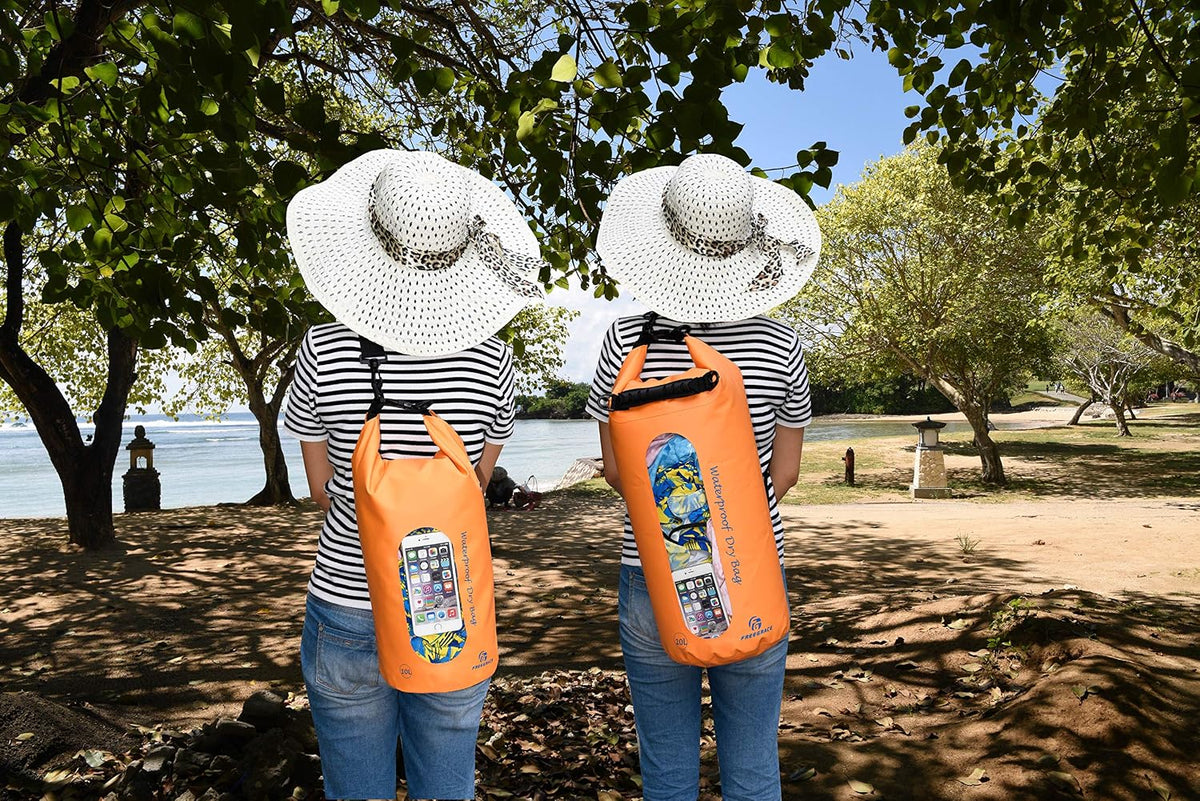 Freegrace Waterproof Dry Bag with Double Zip-Lock, Fanny Pack & Phone Case