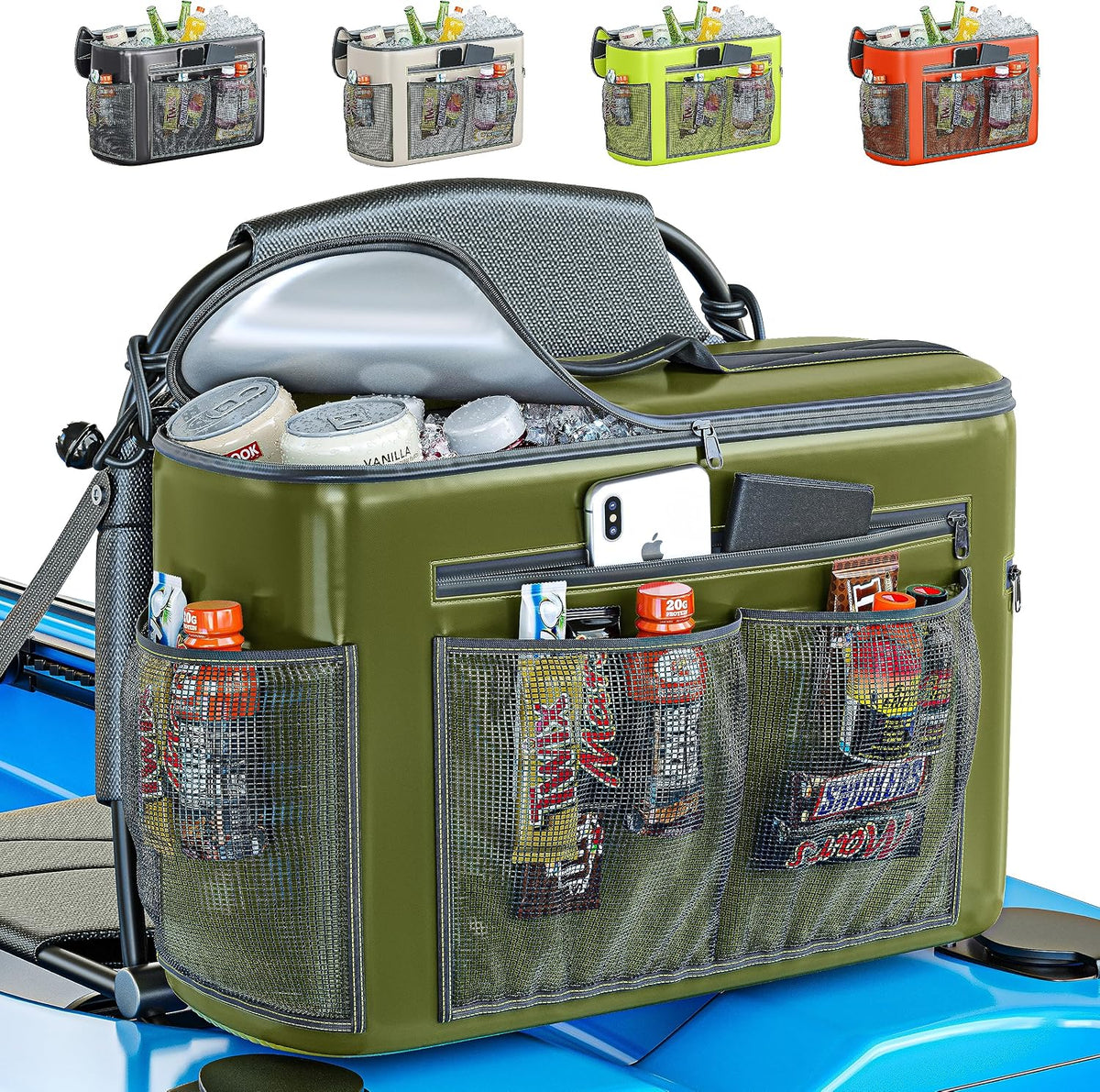 Kayak Cooler Behind Seat, Waterproof Cooler for Kayaking