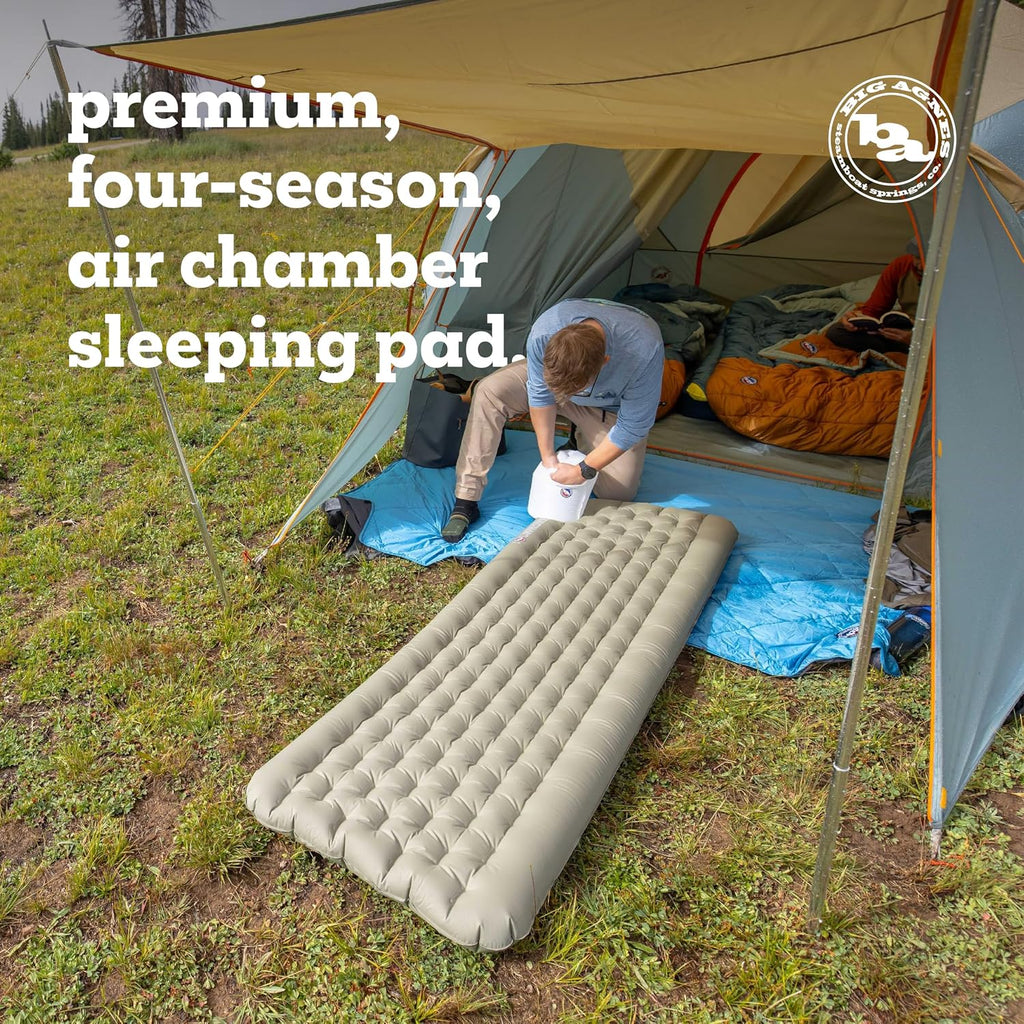 Big Agnes Campmeister Deluxe - Insulated Sleeping Pad, Wide Regular