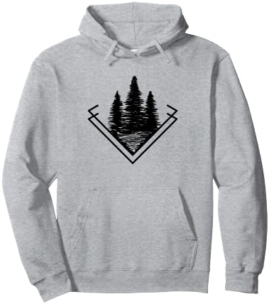 Forest at Dark | Outdoor, Nature Life, Camping Hoodie Pullover Hoodie
