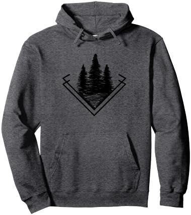 Forest at Dark | Outdoor, Nature Life, Camping Hoodie Pullover Hoodie