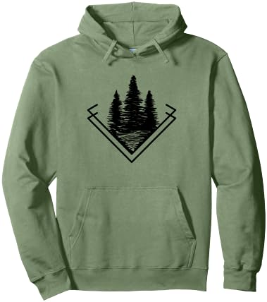 Forest at Dark | Outdoor, Nature Life, Camping Hoodie Pullover Hoodie